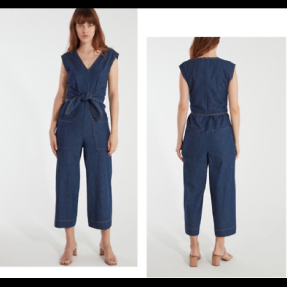 JOIE Wister Denim Jumpsuit